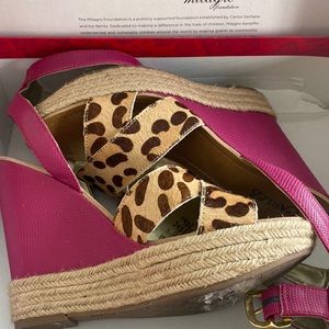 NATURAL RAFFIA WEDGE SANDAL